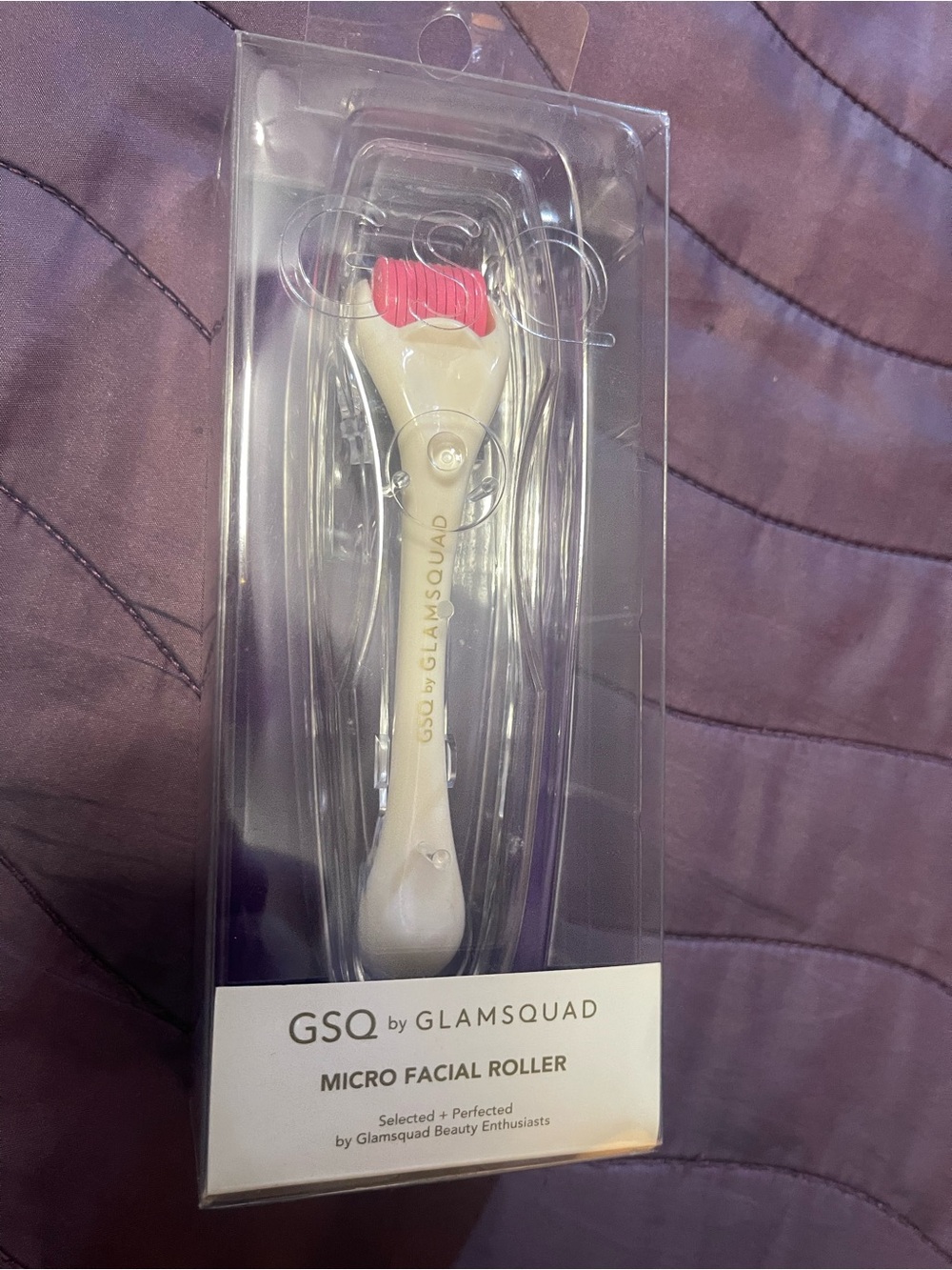 Micro Facial Roller - Pink & Cream